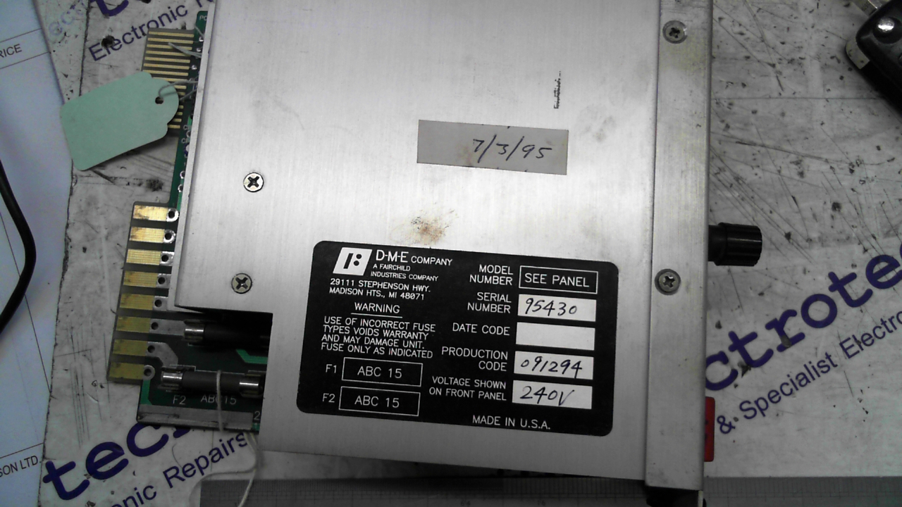 DME Temperature Control Board