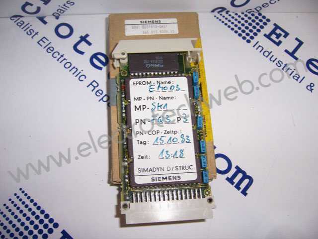 Siemens Simadyn D Memory Module