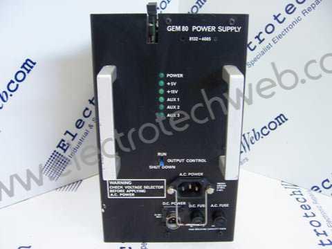 Cegelec Gem 80, Power Supply