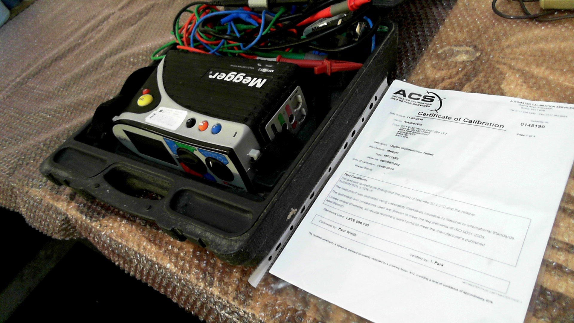 Megger Multimeter Tester Kit