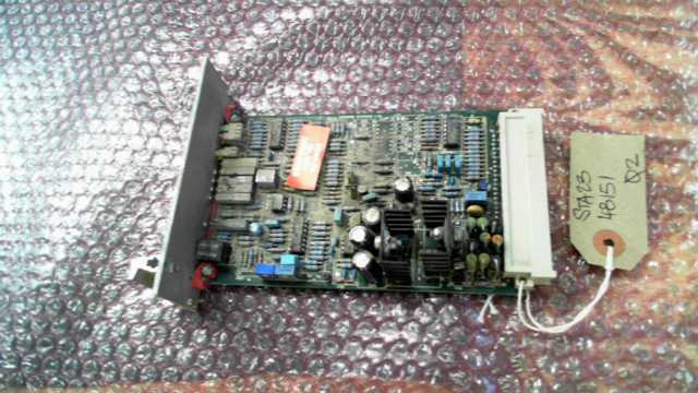 Vickers Control Card