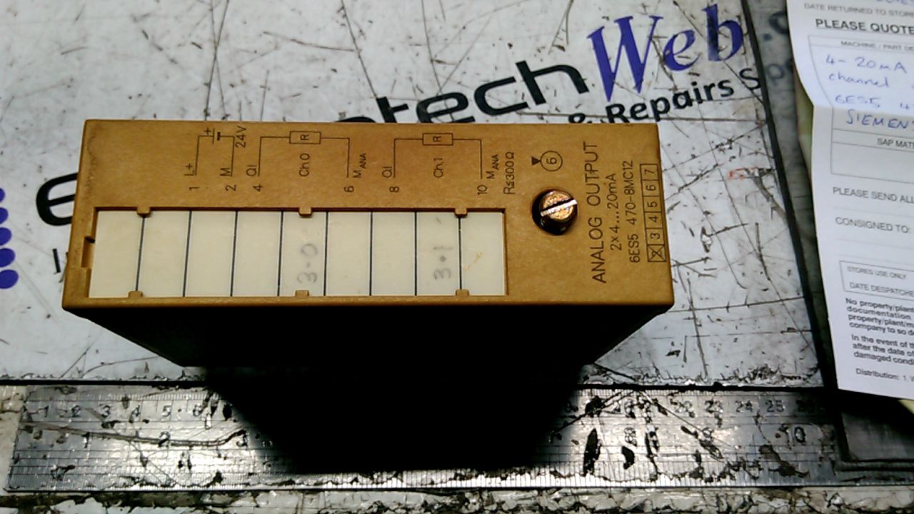 Siemens Analogue Output Card