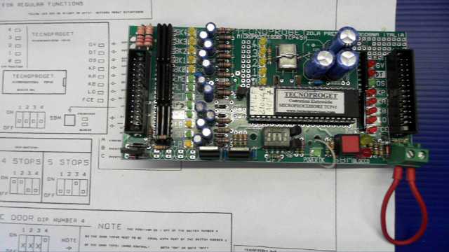 Tecnoproget Microprocessor PCB