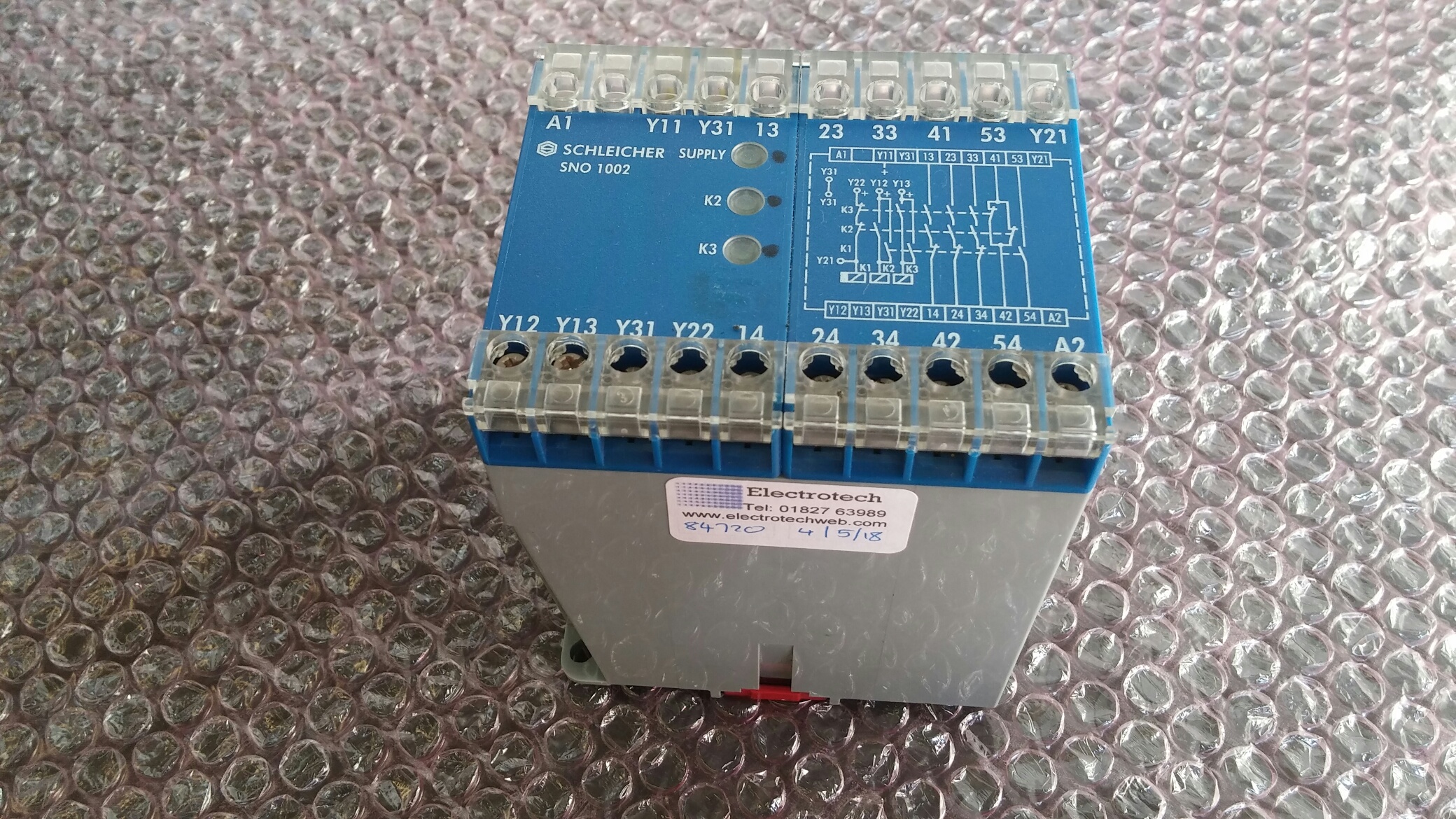 Schleicher Safety Relay 24 vdc