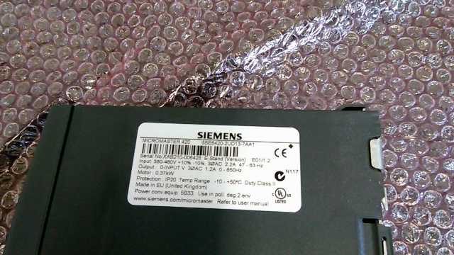 Siemens Micromaster 420