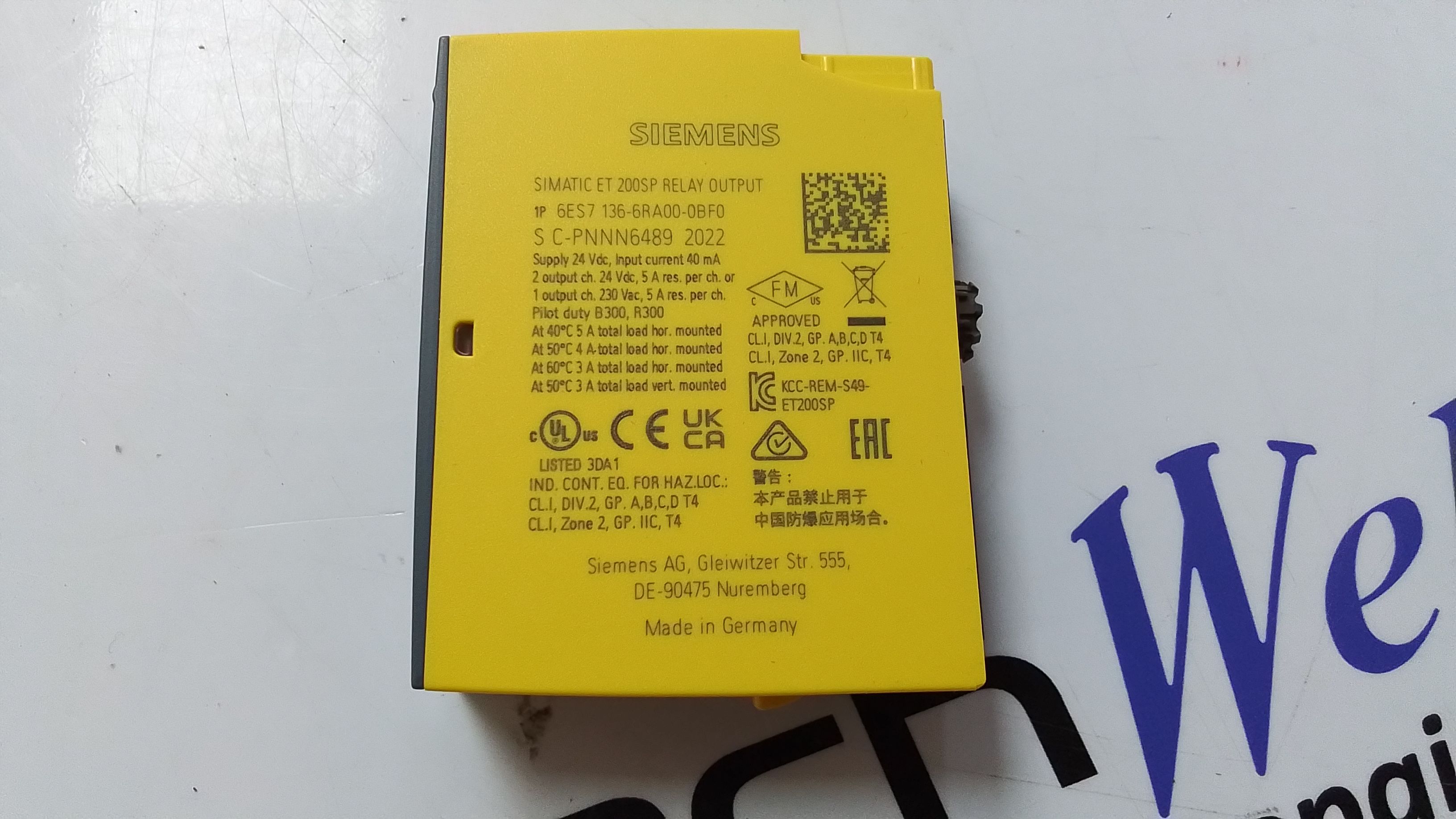 Siemens Relay Output