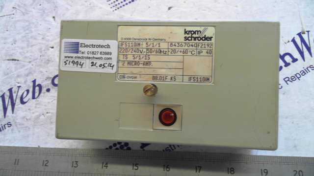 Krom Schroder Flame Failure Unit