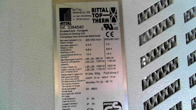 Rittal Toptherm Cooling Unit